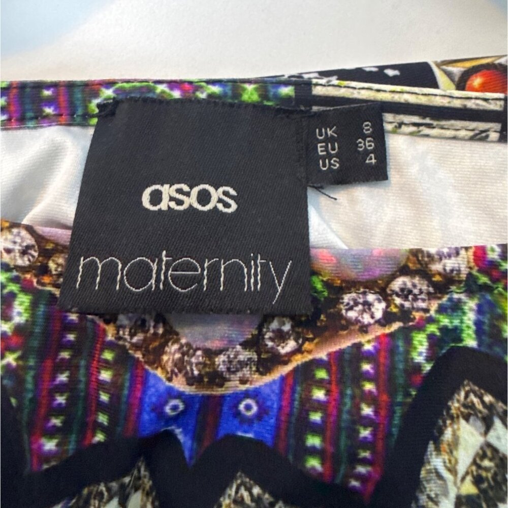 Asos Maternity Multicolor Patterned Sleeveless Bo… - image 3